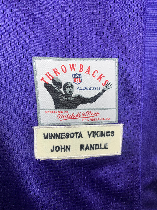 Maglia Football NFL Throwback Minnesota J. Randle Vikings Tg. XL