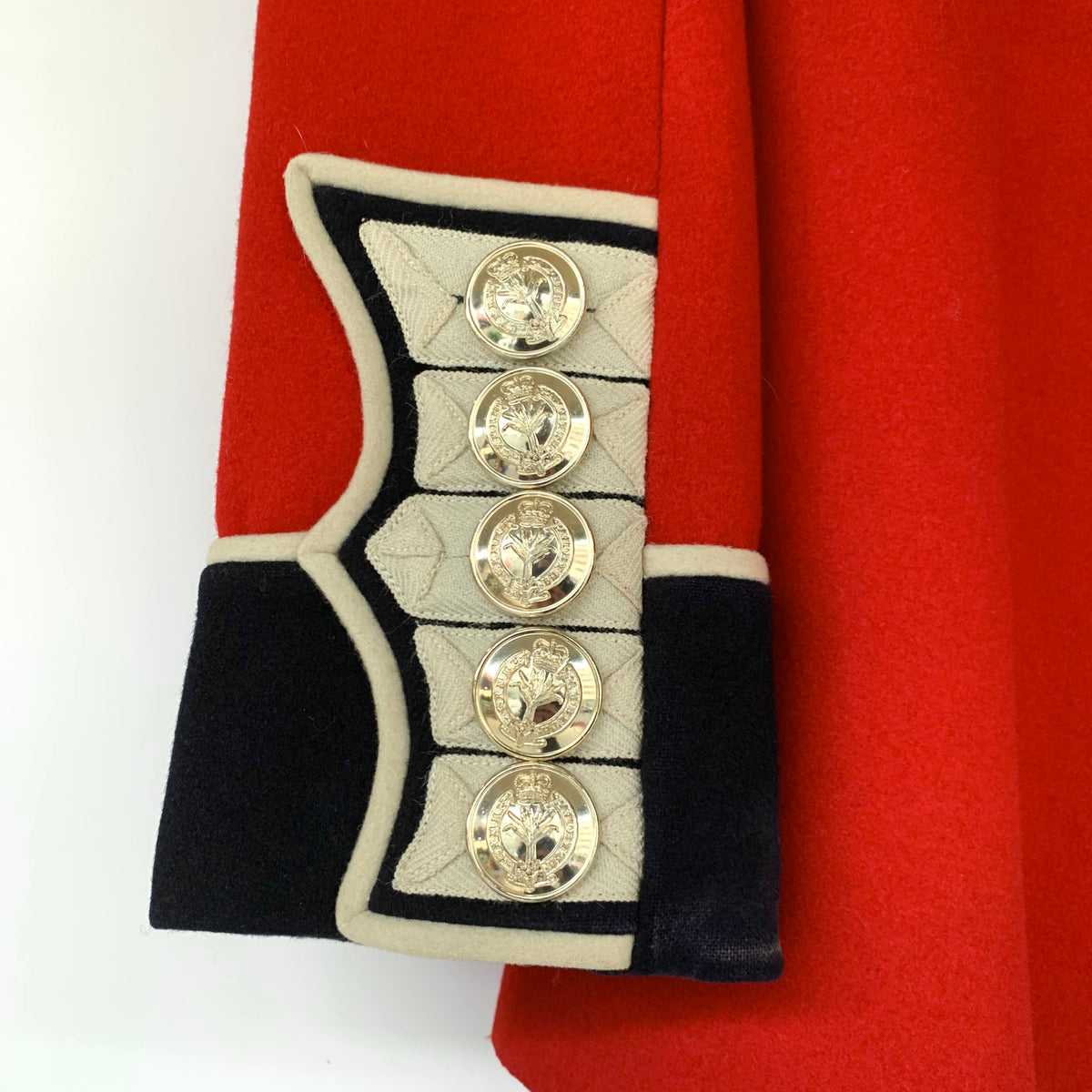 Tunica Rossa Cerimoniale British Army Irish Guards Originale