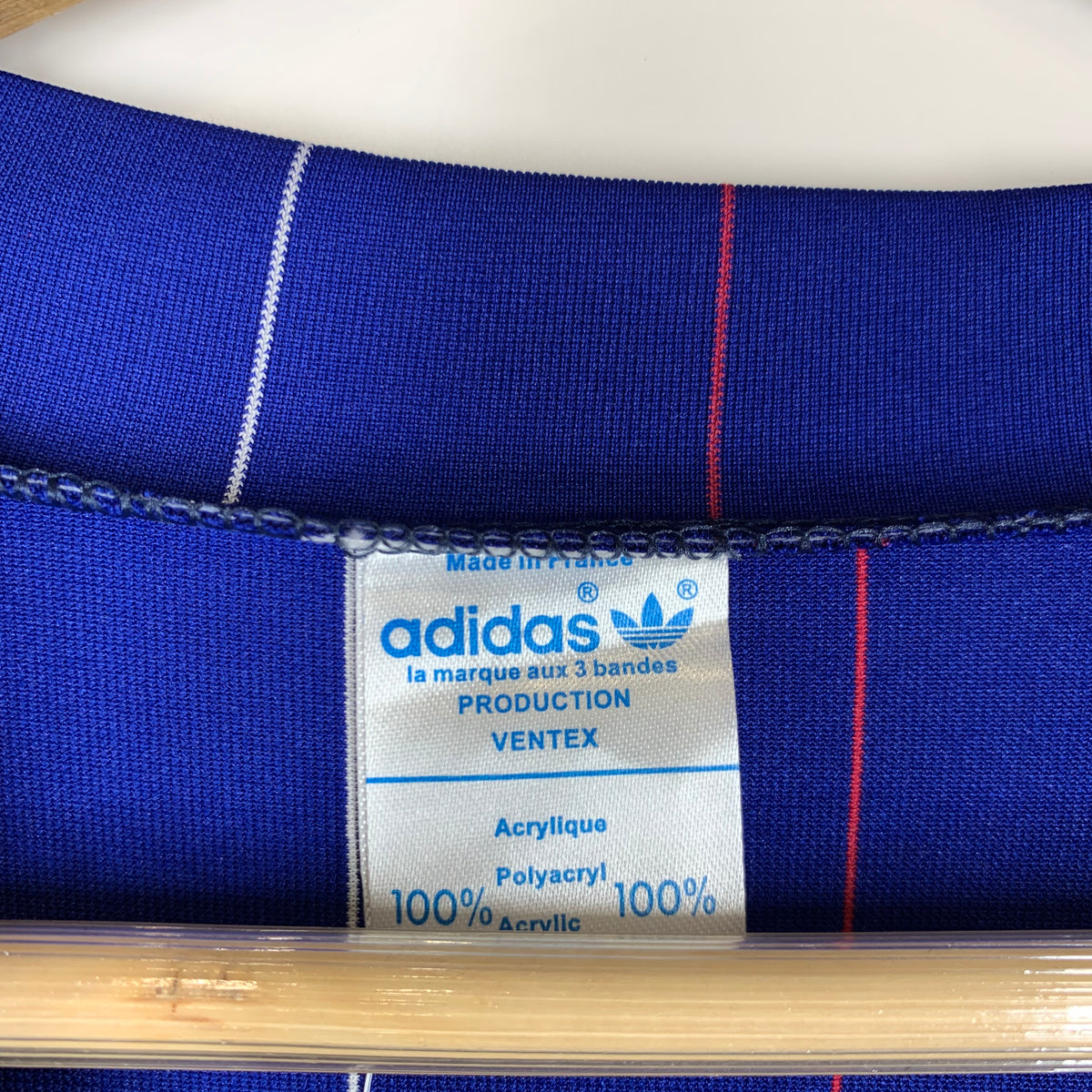 Maglia calcio Adidas France Tg.M 1982 Vintage Replica