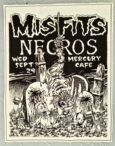 CUSTOM PATCH Misfits Necros 80's