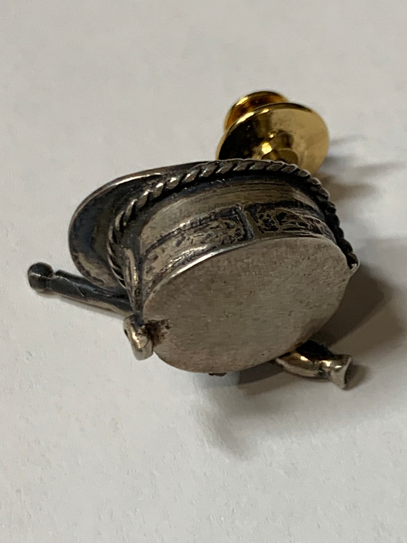 Spilla argento bavero militare