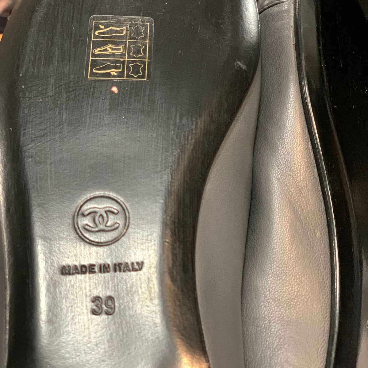 Ballerine in Pelle Chanel classiche n.39