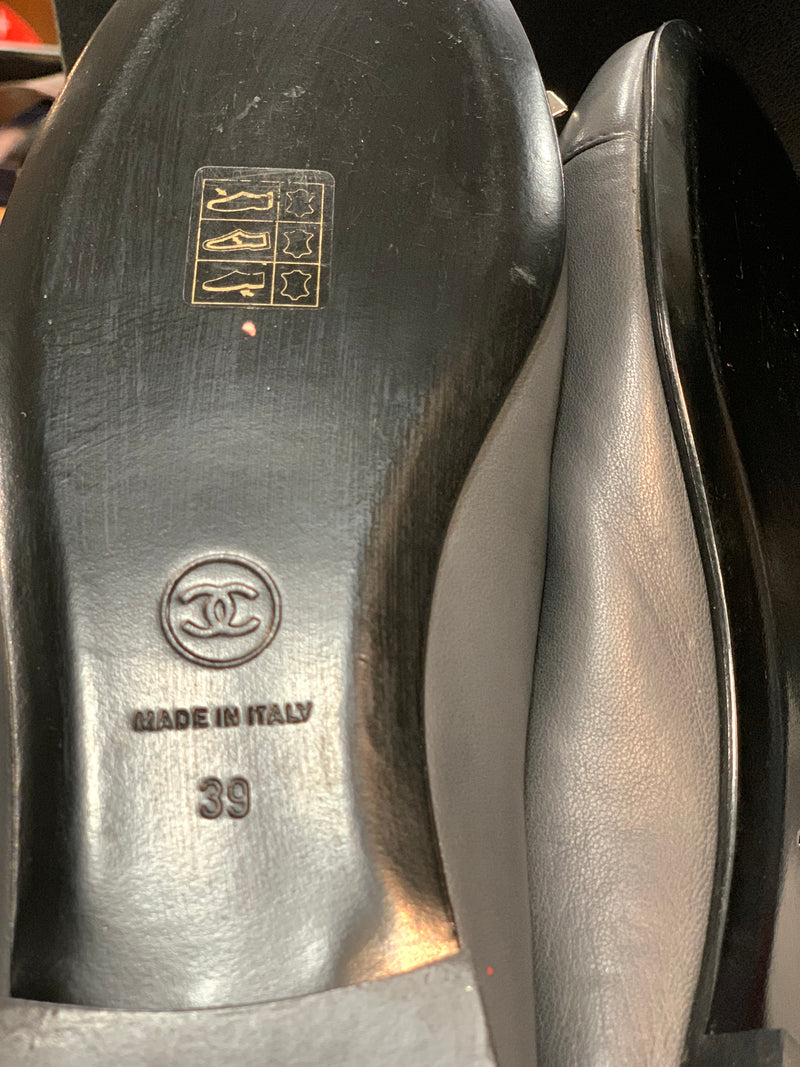 Ballerine in Pelle Chanel classiche n.39