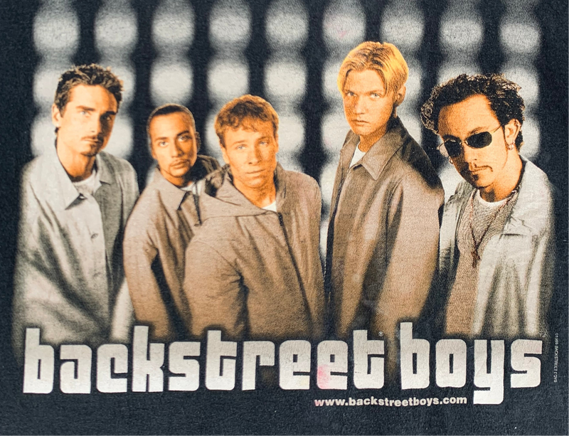 T-Shirt Vintage Backstreet Boys Winterland Anni '90 USA
