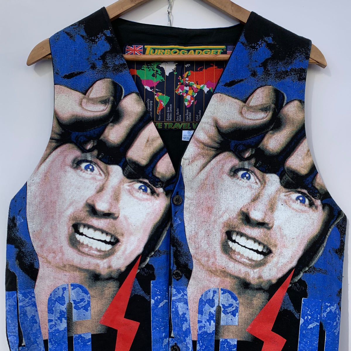 Gilet AC/DC vintage - Turbogadget, tg. XL