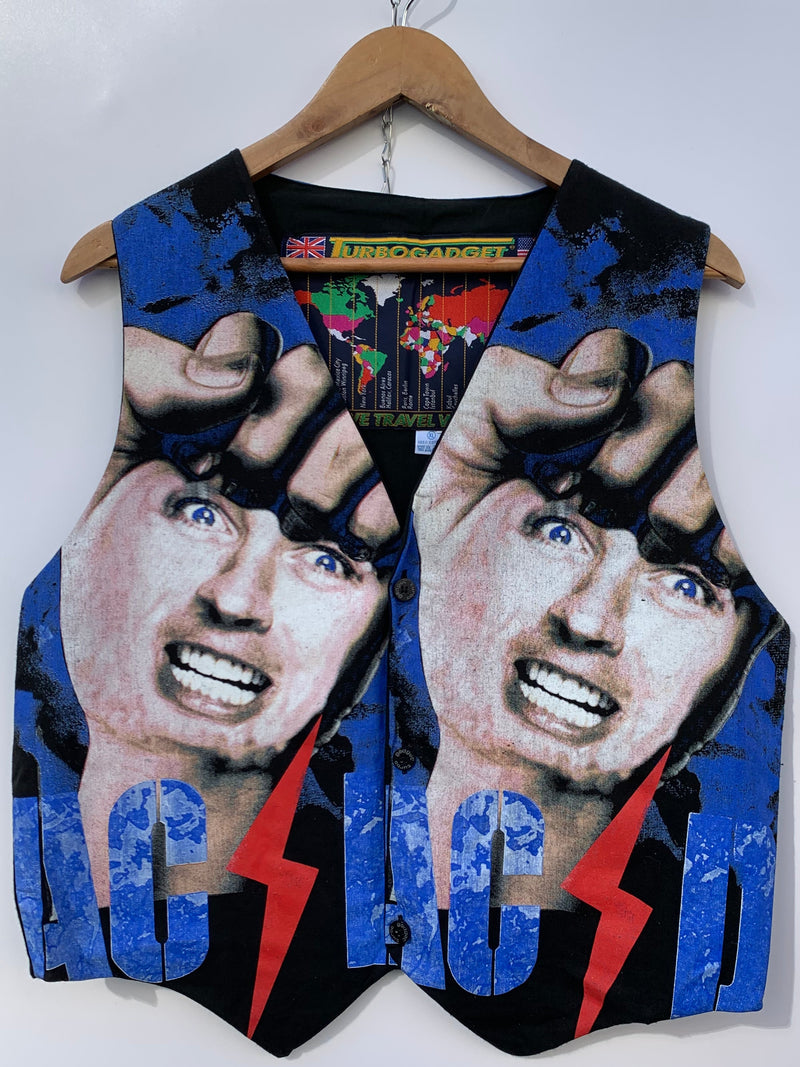 Gilet AC/DC vintage - Turbogadget, tg. XL