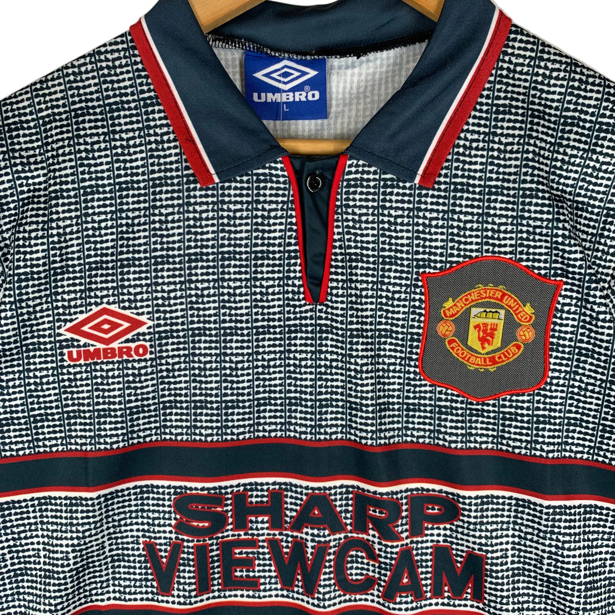 Maglia calcio Umbro Manchester United 1995 Tg. L Vintage Replica