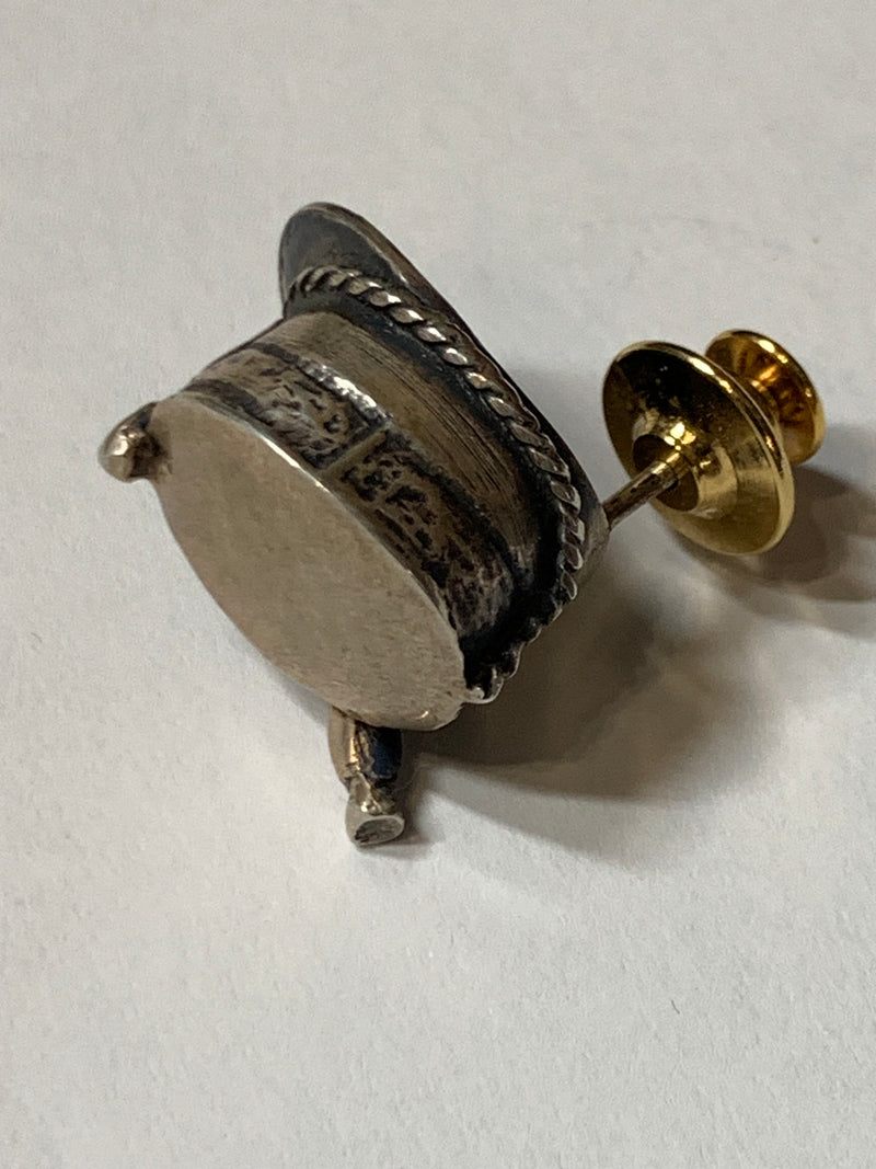 Spilla argento bavero militare