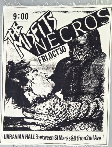 CUSTOM PATCH The Misfits Necros 80's