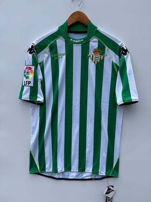 Maglia Calcio Robe di Kappa Real Betis Balompie 2008/09 tg. M