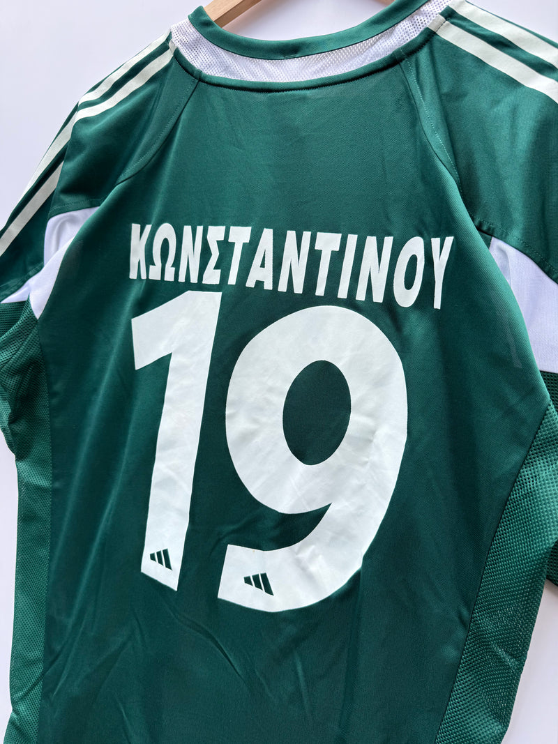 Maglia Calcio Adidas Panathinaikos 19 Konstantinou 2004/05 home kit tg. M