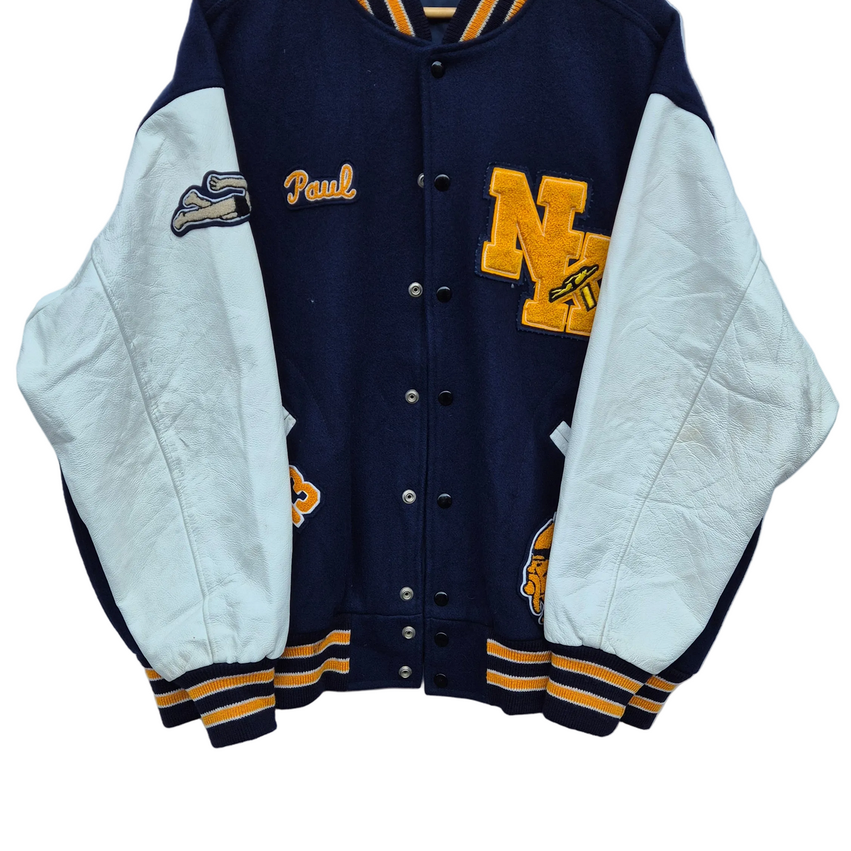 Giacca Varsity Brown Paul 2013 tg. XL
