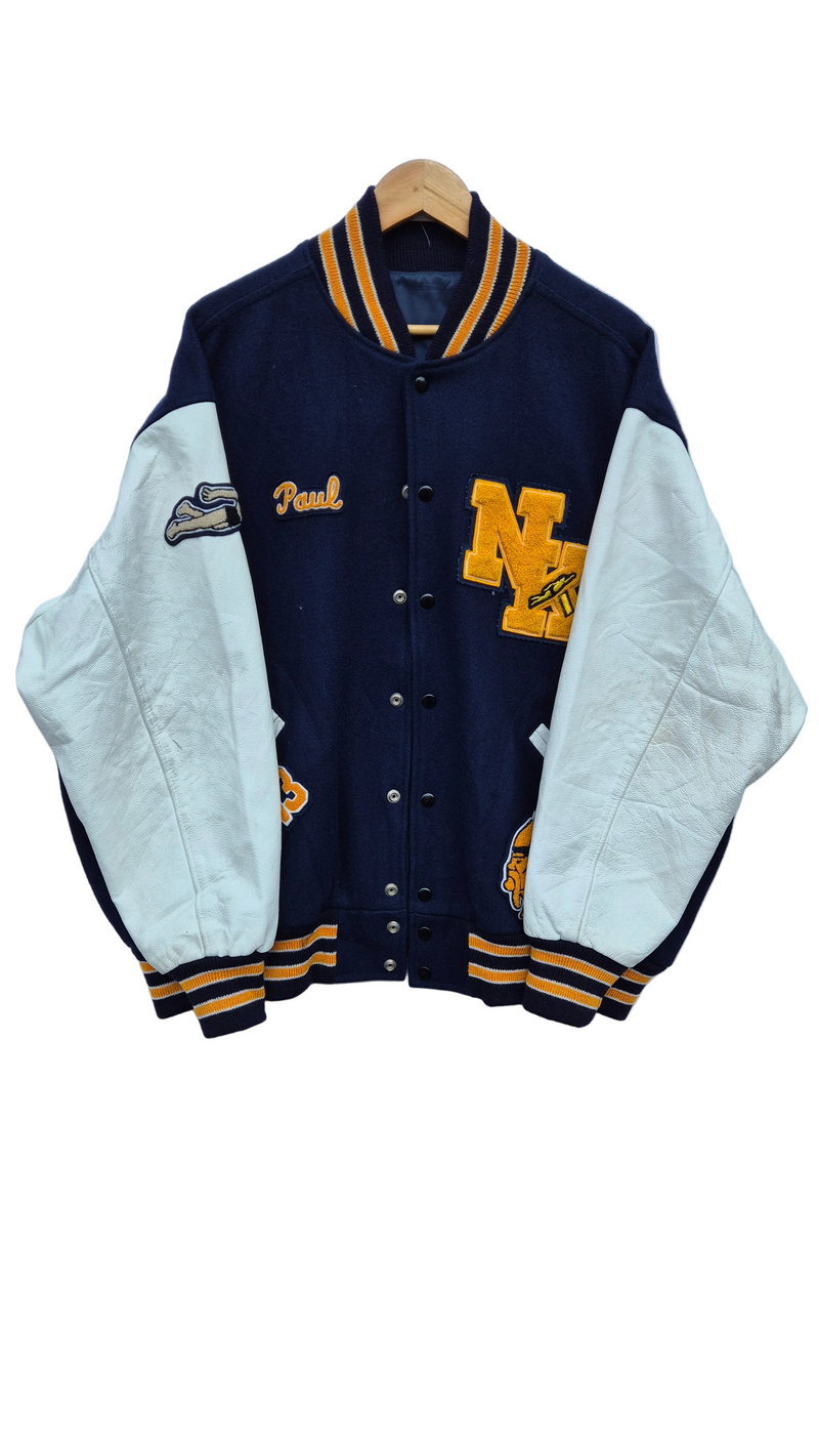 Giacca Varsity Brown Paul 2013 tg. XL