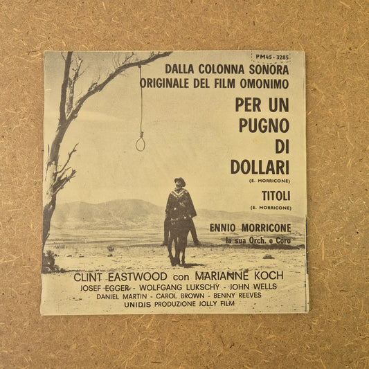 45 giri Ennio Morricone - Per un pugno di dollari