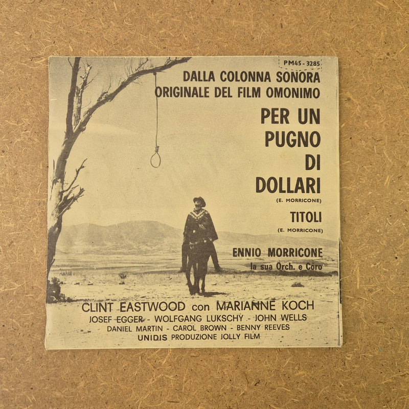 45 giri Ennio Morricone - Per un pugno di dollari