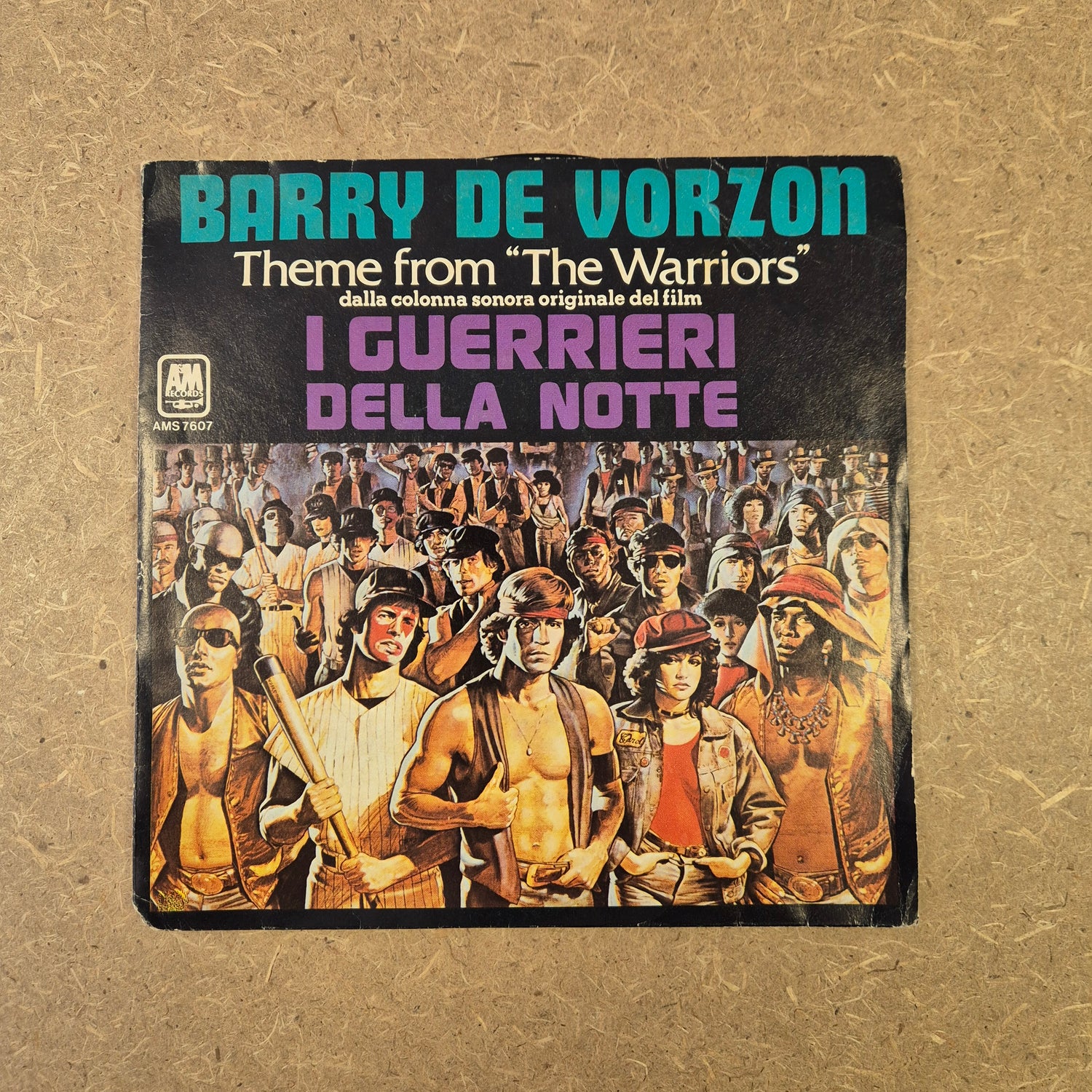 45 giri Barry De Vorzon - I guerrieri della notte