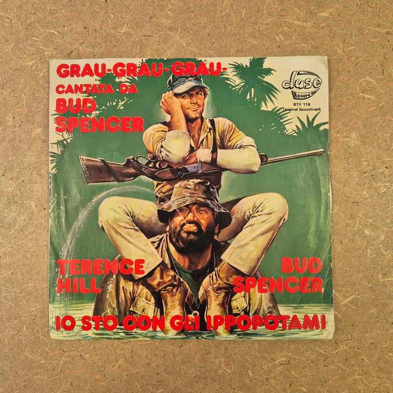 45 giri Bud Spencer Terence Hill - Io sto con gli ippopotami