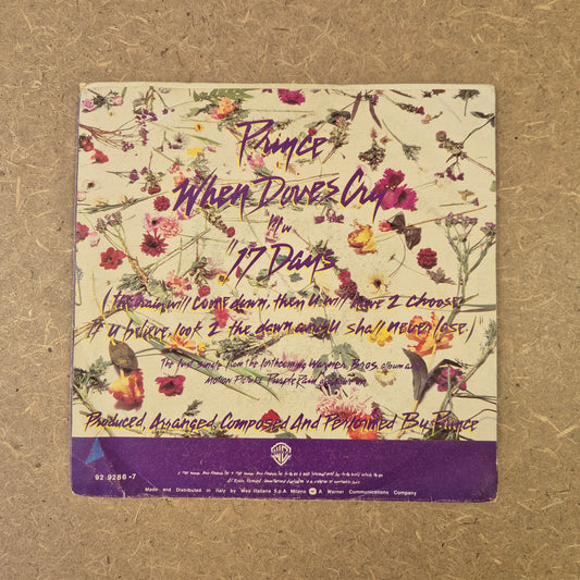 45 giri Prince - When doves cry / 17 days