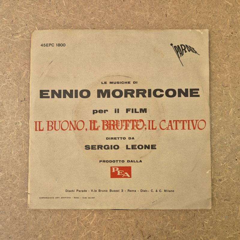 45 giri Ennio Morricone - Il buono, il brutto, il cattivo
