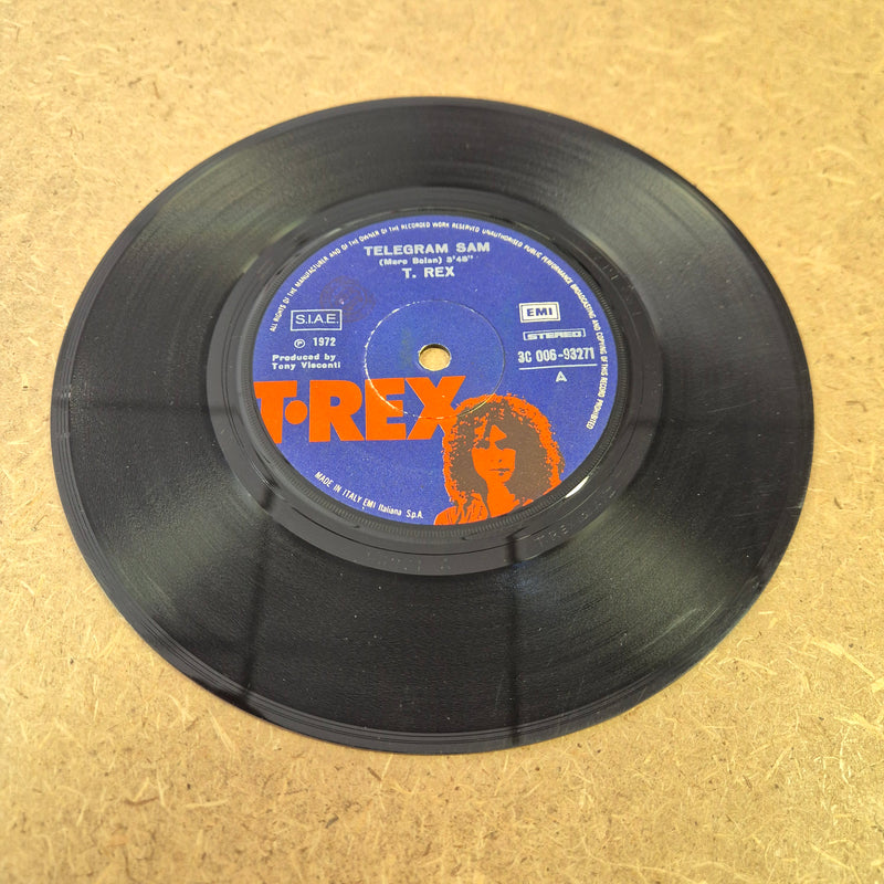 45 giri T-Rex - Telegram Sam / Cadilac