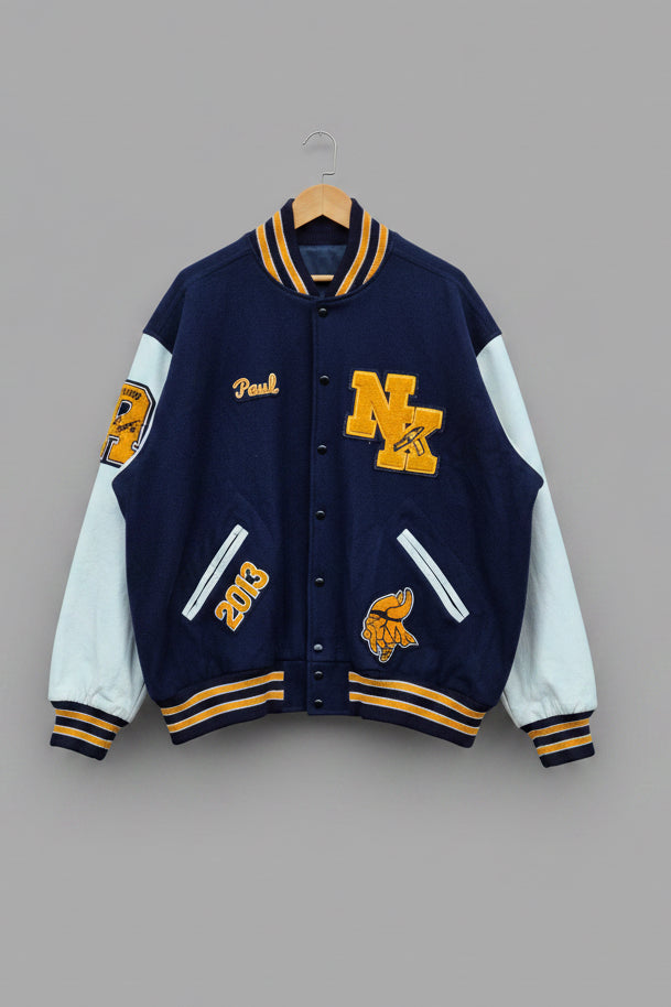 Giacca Varsity Brown Paul 2013 tg. XL