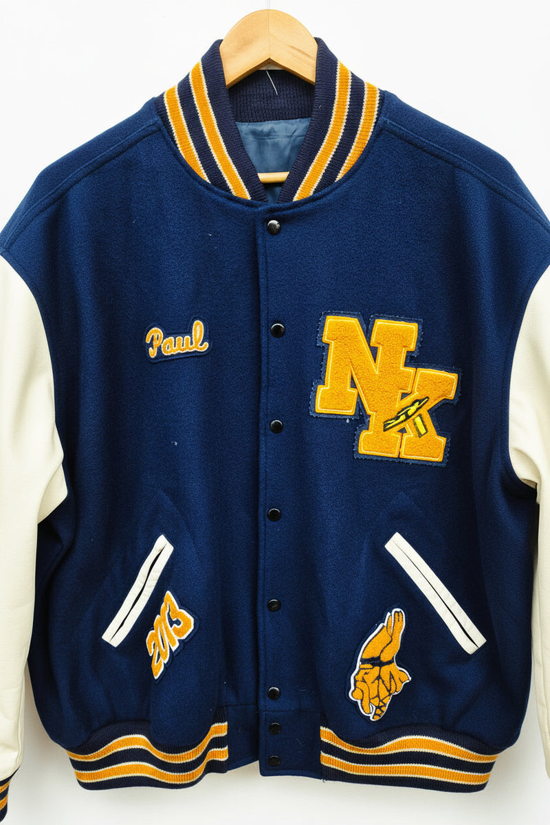 Giacca Varsity Brown Paul 2013 tg. XL