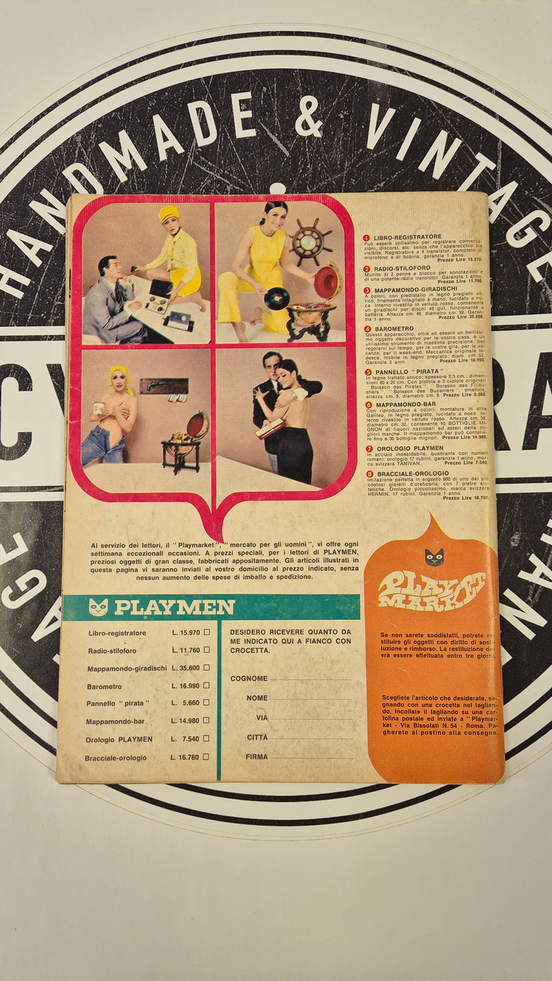 Playmen Anno 1 giugno 1967