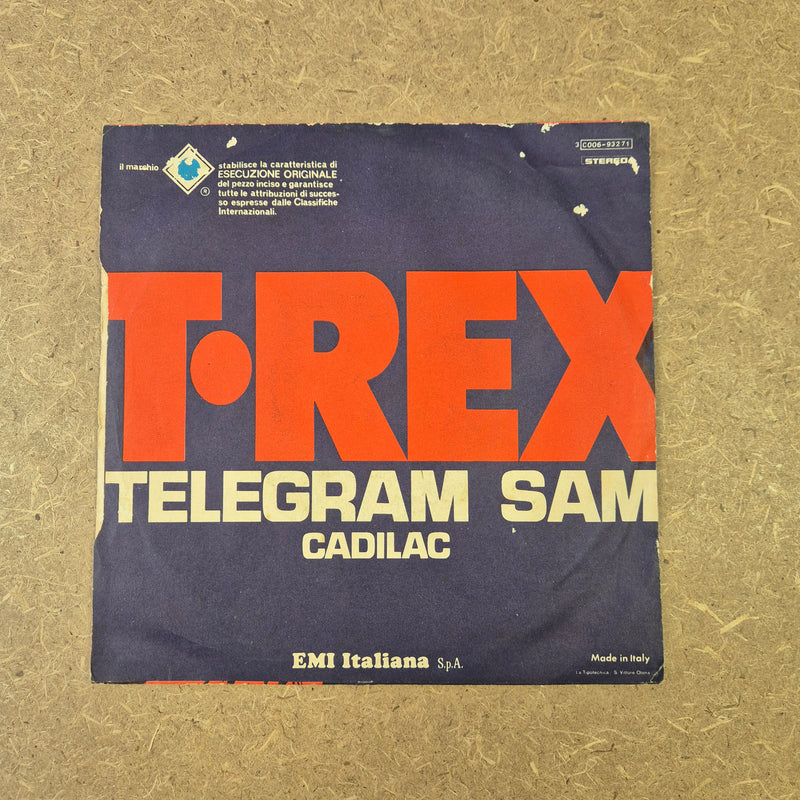 45 giri T-Rex - Telegram Sam / Cadilac