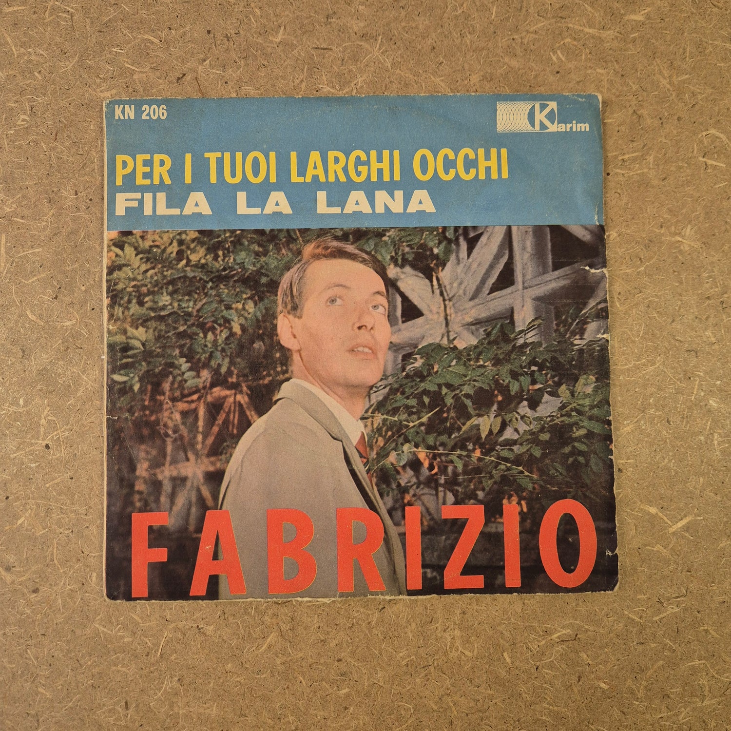 45 giri Fabrizio De Andrè - Per i tuoi larghi occhi / Fila la lana