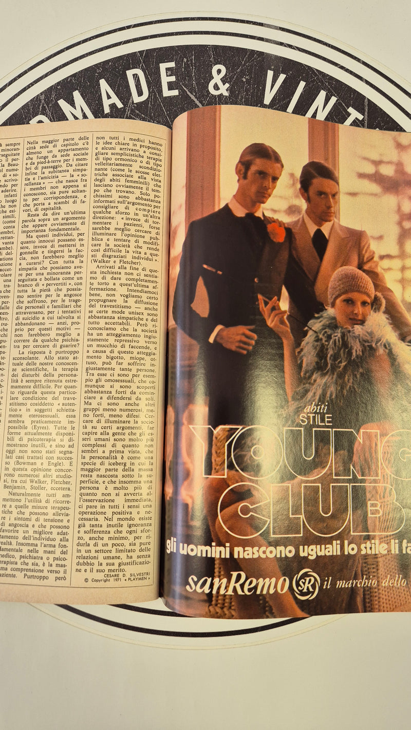 Playmen Anno 5 n.10 ottobre 1971