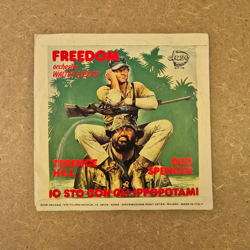 45 giri Bud Spencer Terence Hill - Io sto con gli ippopotami