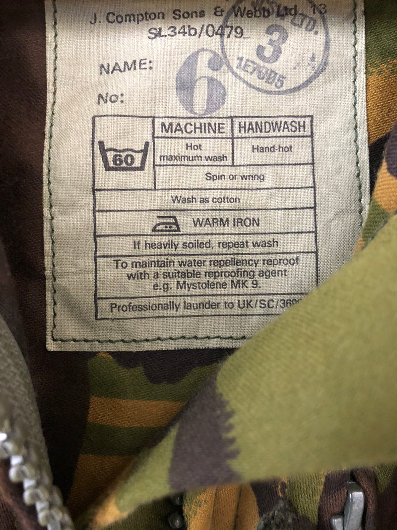giacca militare smok NATO combat UK VTG 90's TG/XL