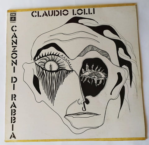 LP CLAUDIO LOLLI CANZONI DI RABBIA