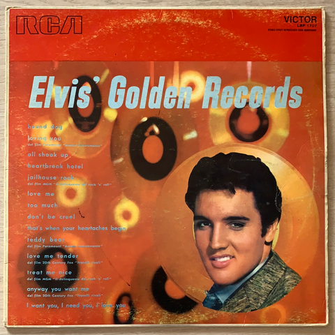 LP ELVIS’ GOLDEN RECORDS - ELVIS