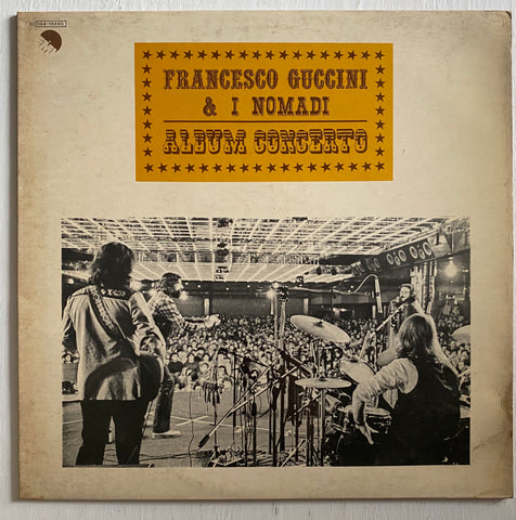 LP FRANCESCO GUCCINI & I NOMADI - ALBUM CONCERTO EMI ANNO 1979