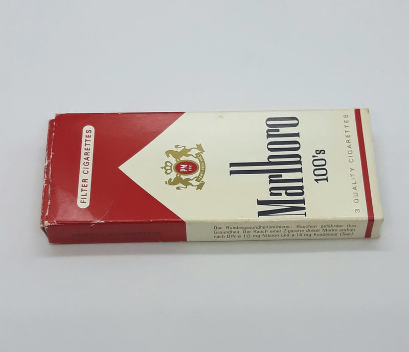 Pacchetto sigarette Marlboro 100’s VTG 80’s