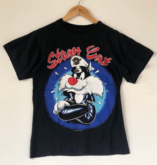 T shirt Warner Stray Cat 1989 USA TgS