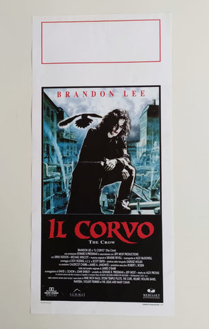 Locandina Il Corvo 1994 italy original