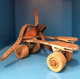Pattini rotelle legno 40’s