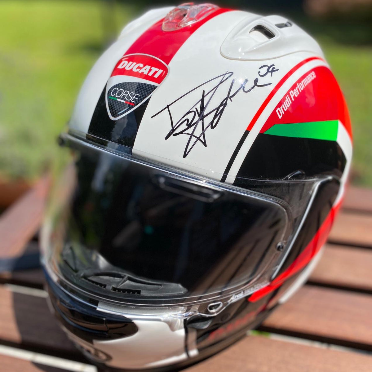 Casco Arai GP MUGELLO SIGNED Dovizioso