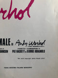Locandina Il Male A.Warhol 1976