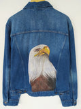 Giacca jeans USA 90’s Artwork Eagle TGXL