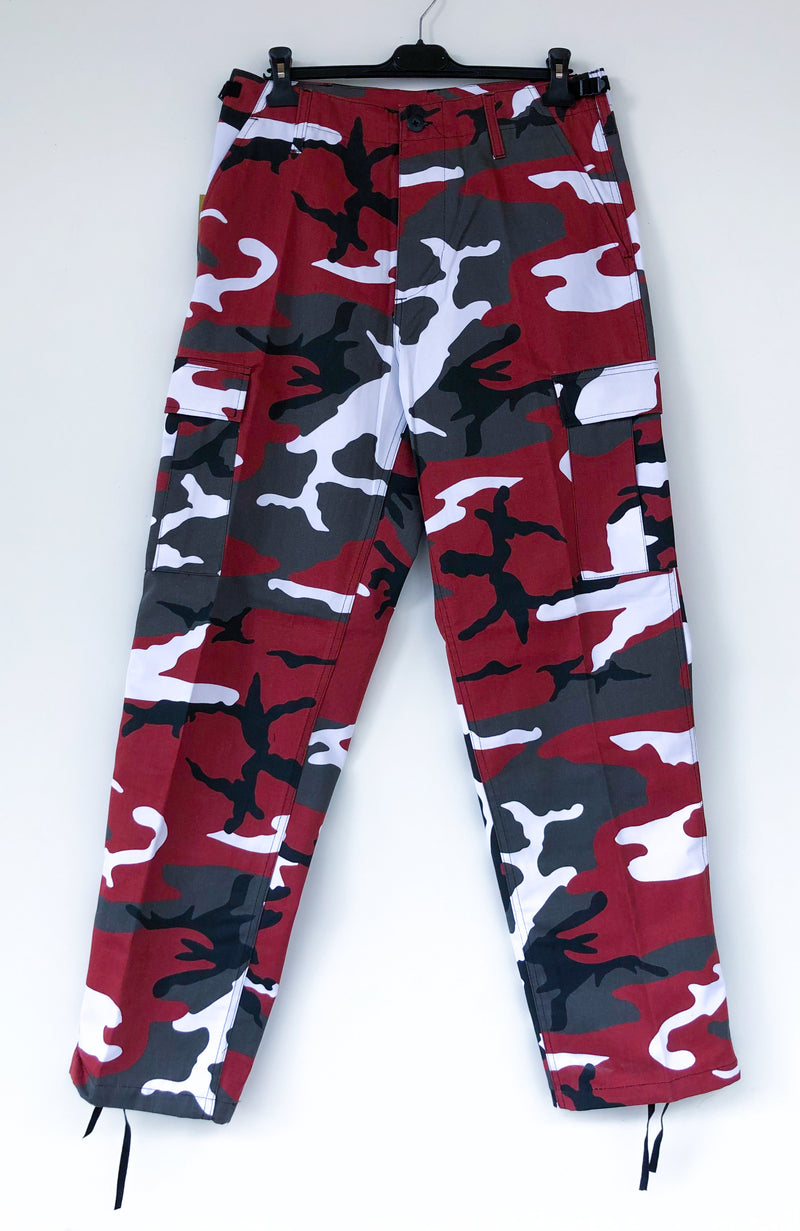 US Red Camo BDU Ranger Field Pants
