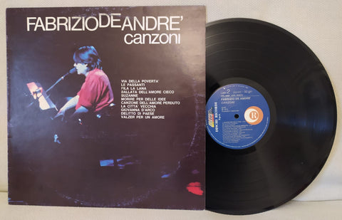 LP FABRIZIO DE ANDRÈ CANZONI