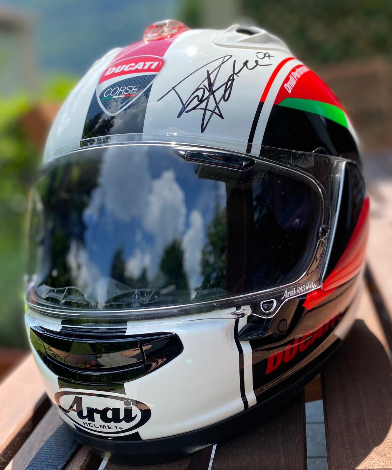 Casco Arai GP MUGELLO SIGNED Dovizioso