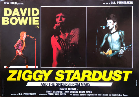 Fotobusta Ziggy Stardust Italy Press 1972