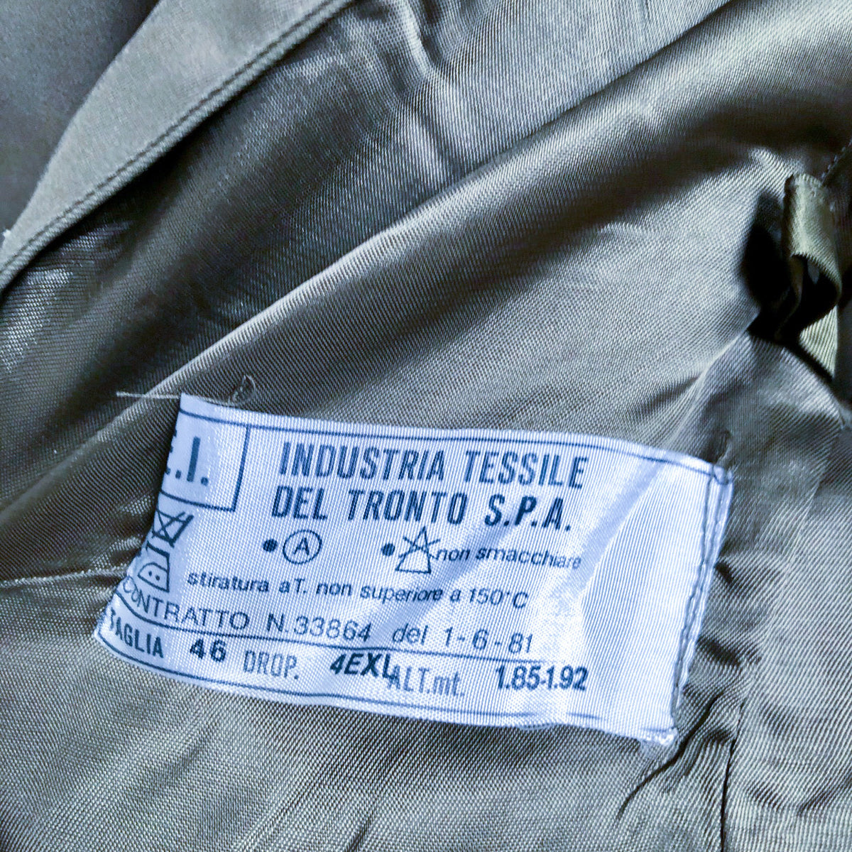 Trench Esercito Italiano 80’s