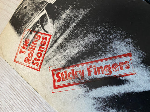 LP ROLLING STONES - STICKY FINGERS – recycle garage