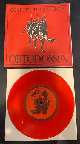 CCCP 7” 45 Giri ORTODOSSIA EP ORIGINALE 1984 red punk