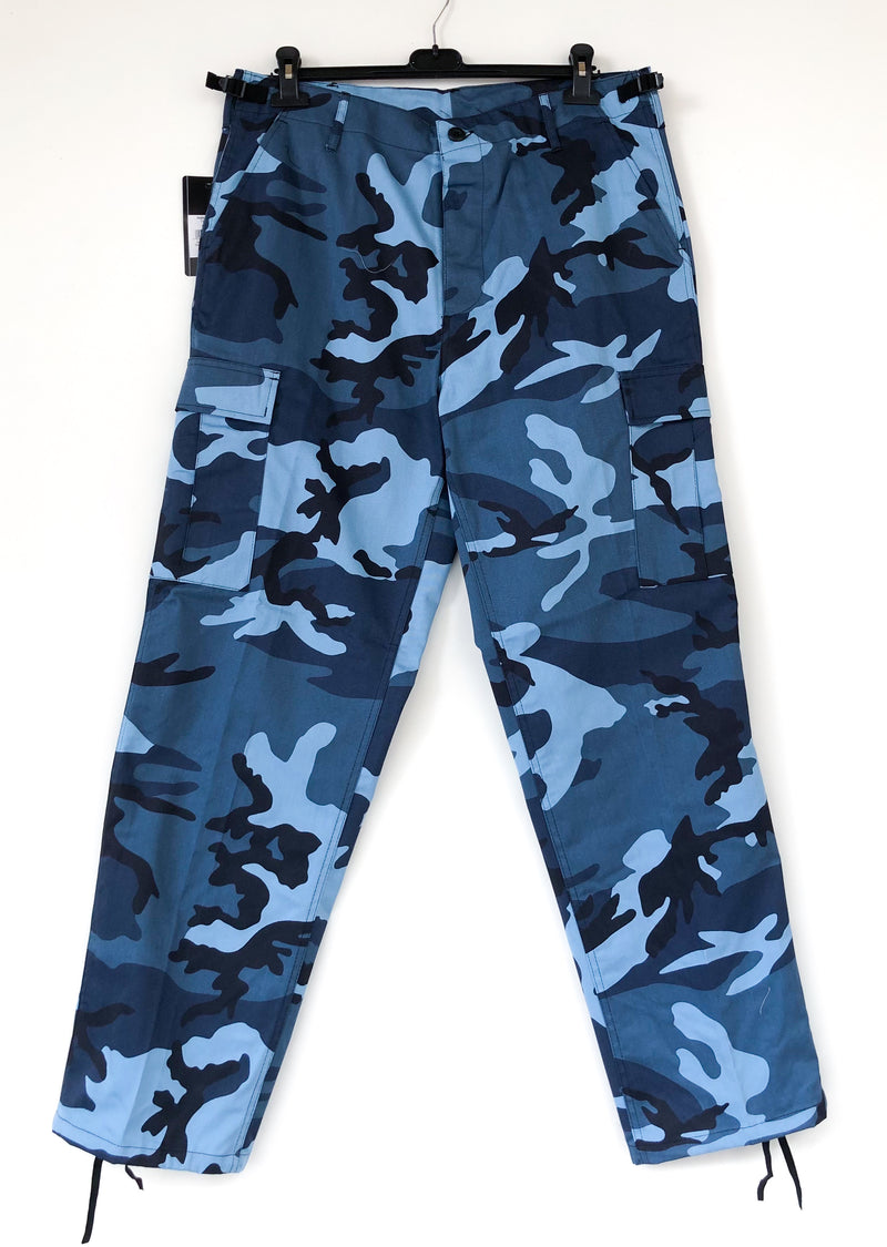 US Blue Camo BDU Ranger Field Pants